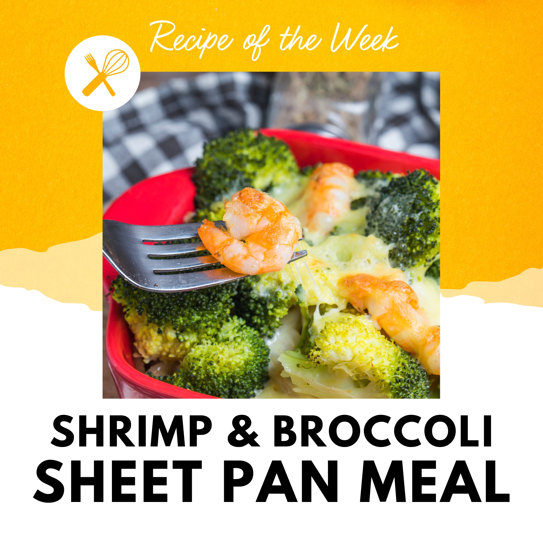 Shrimp & Broccoli Sheet Pan Dinner